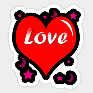 love shirt Sticker